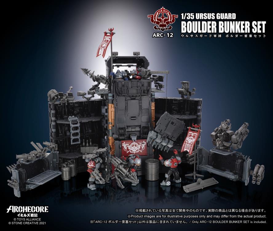 Toys Alliance Archecore Arc-12 Ursus Guard - Boulder Bunker Set