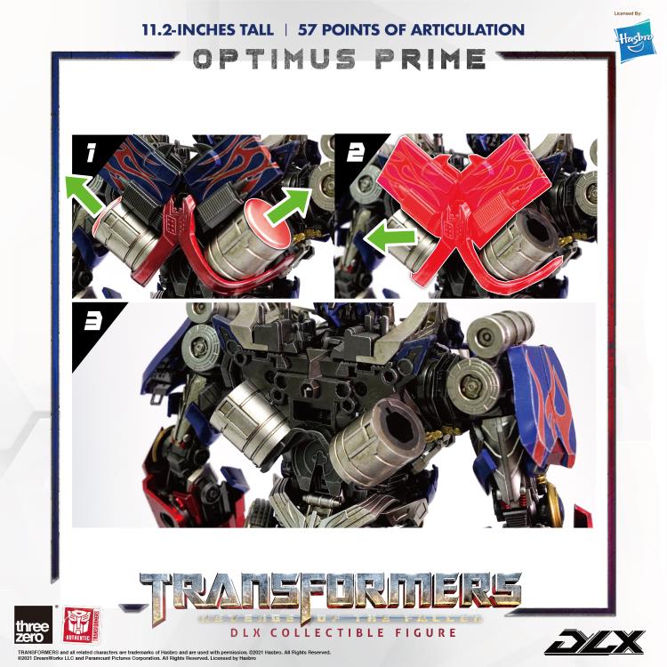 Threezero DLX Transformers Revenge of the Fallen Optimus Prime