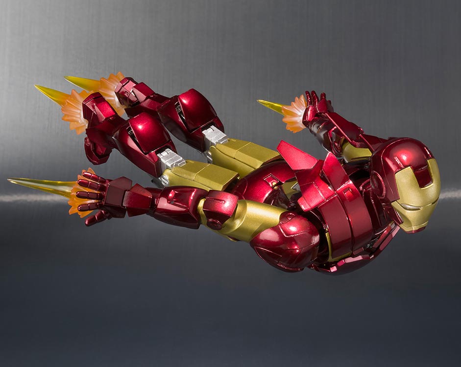 SH Figuarts Marvel Iron Man Mark 6 with Hall of Armor