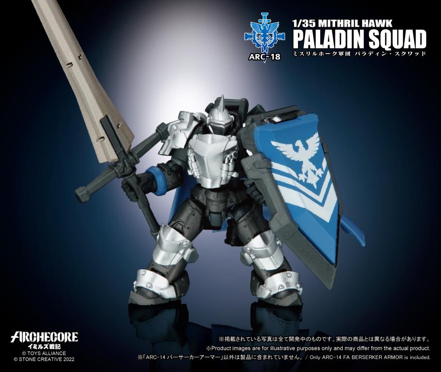 Toys Alliance Archecore ARC-18 Mithril Hawk Paladin Squad