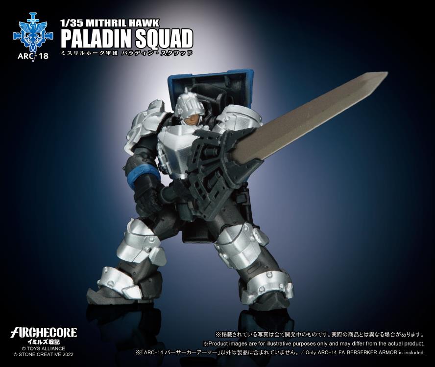 Toys Alliance Archecore ARC-18 Mithril Hawk Paladin Squad