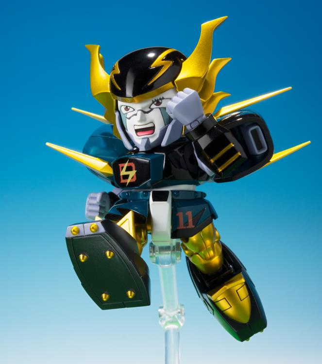 Bandai Chogokin Iron Leaguer Mach Windy Silver Castle and Gold Foot Dark Prince