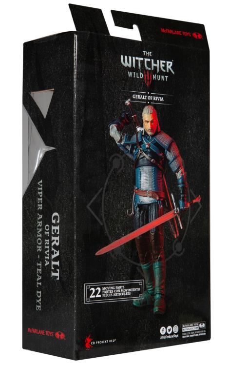 McFarlane Toys Witcher Gaming - Geralt of Rivia (Viper Armor Teal)