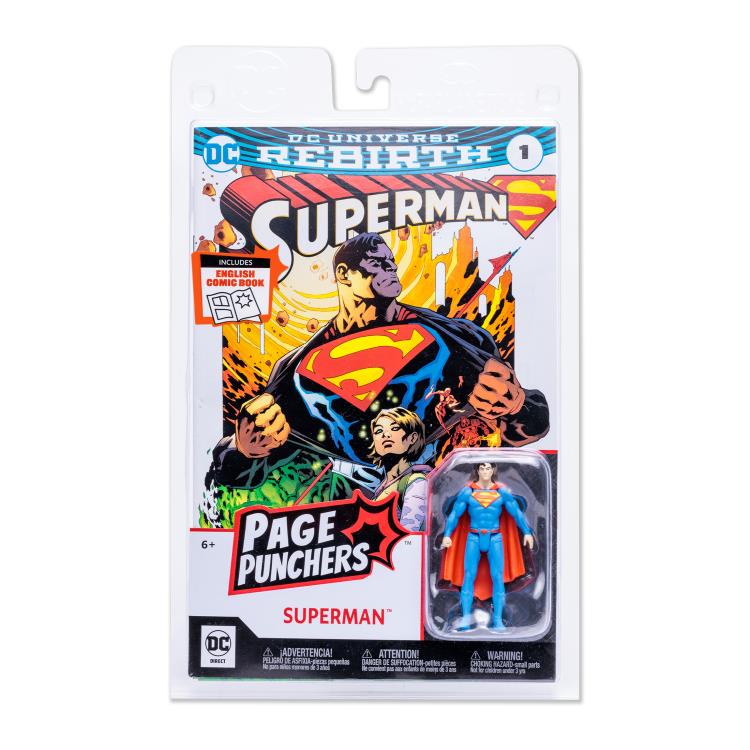 DC Direct Page Punchers DC Universe Rebirth Superman with Comic