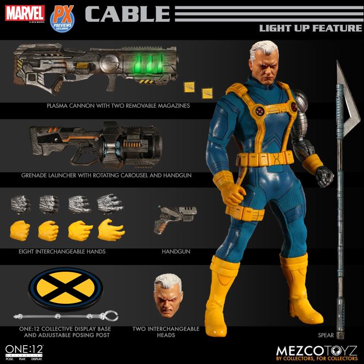 Mezco One:12 Collective Marvel X-Men Cable Preview Exclusive