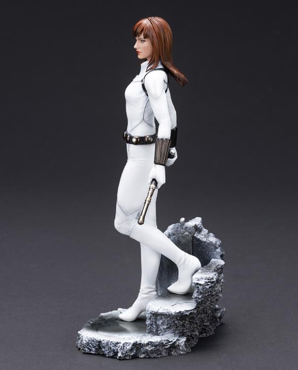 Kotobukiya Artfx Premier Marvel Black Widow White Costume Limited Edition