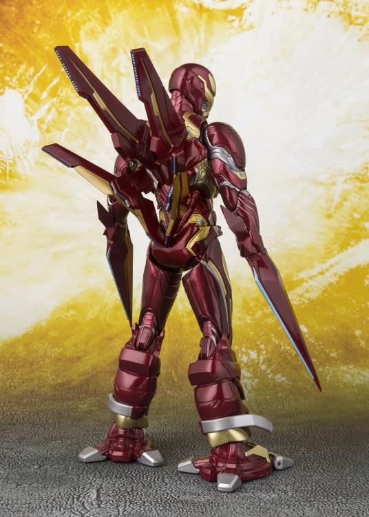 SH Figuarts Marvel Avengers Infinity War Iron Man Mark 50 with Nano Weapon Set