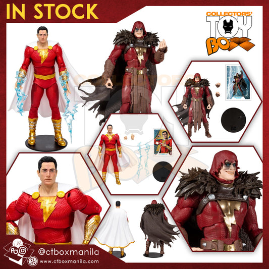 [BUNDLE] McFarlane Toys DC Multiverse Shazam Fury of the Gods - Shazam & King Shazam the Infected