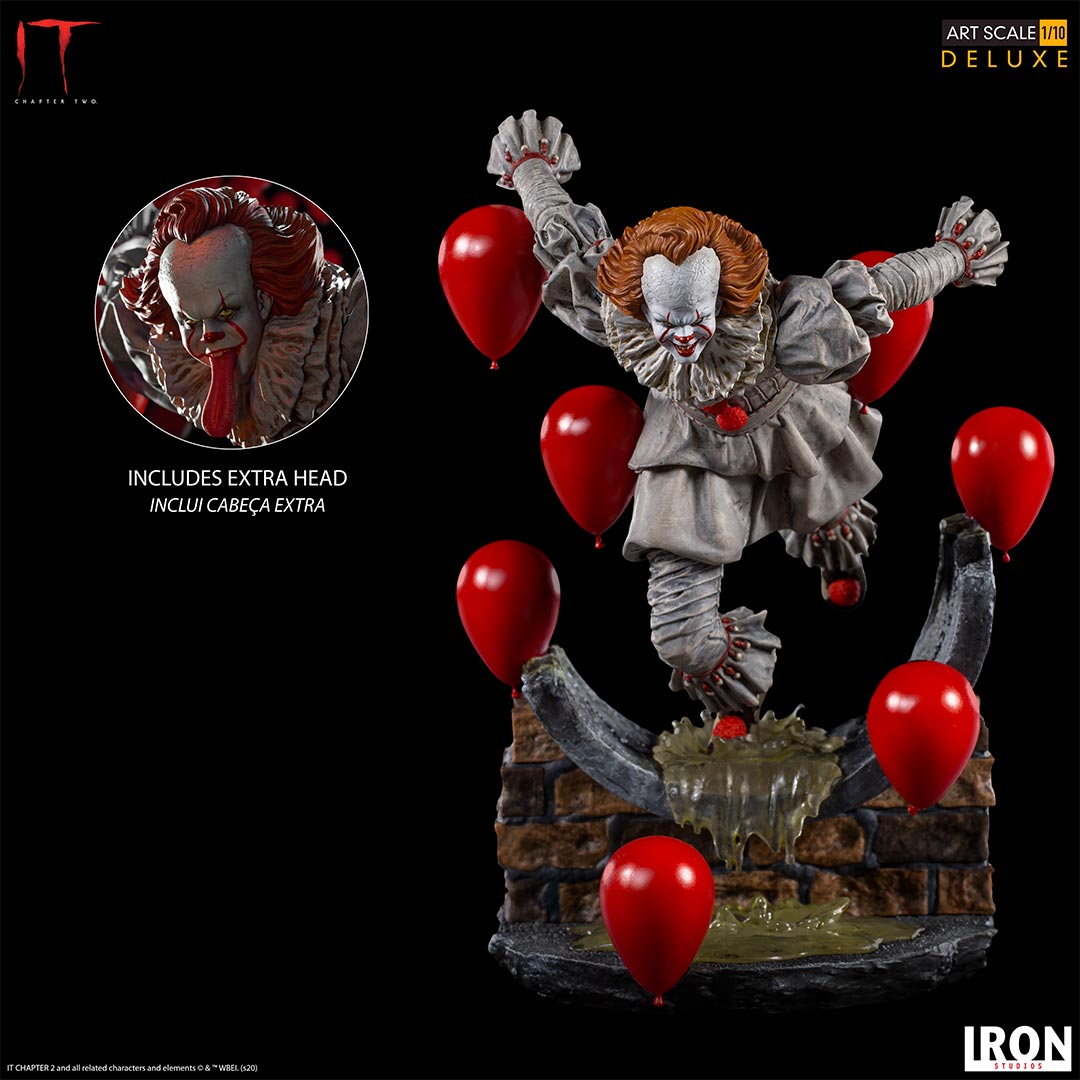 Iron Studios Art Scale 1/10 IT Chapter 2 Pennywise Deluxe