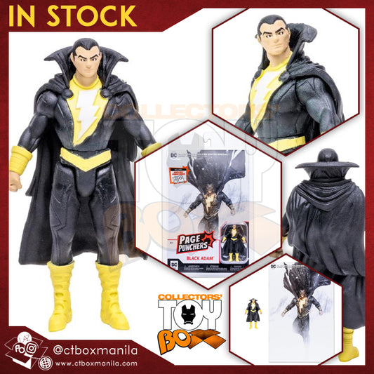 DC Direct Page Punchers Black Adam with Comic