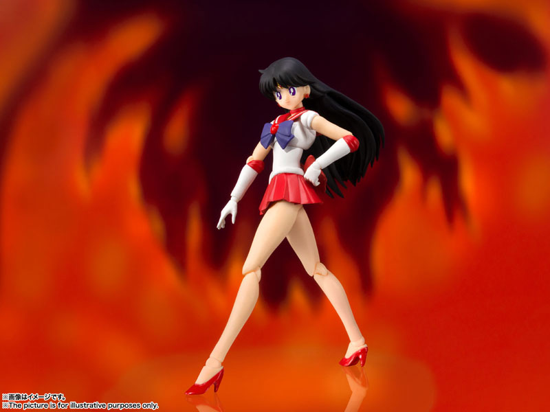 SH Figuarts Pretty Guardian Sailor Moon Sailor Mars Animation Color Edition