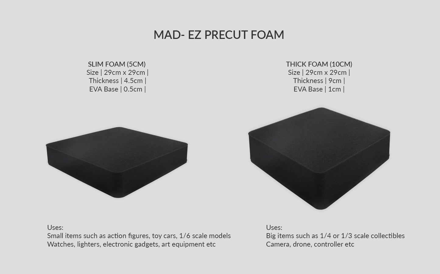 MAD-EZ Model Art Display Collectible Case (Black)