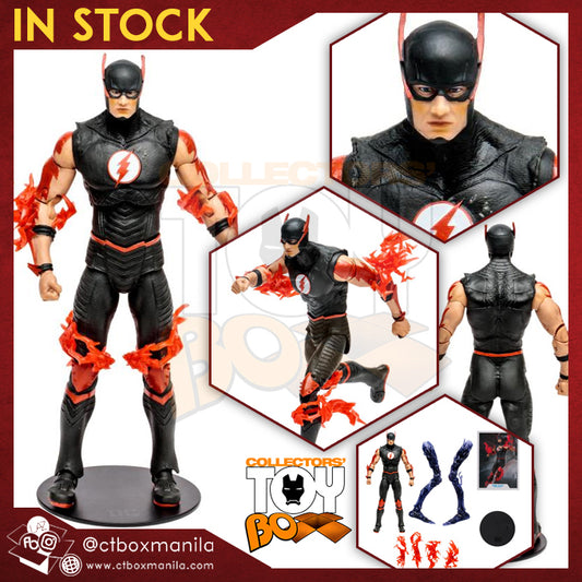 McFarlane Toys DC Multiverse Dark Nights Death Metal Speed Metal - Barry Allen (Collect to Build: The Darkest Knight)