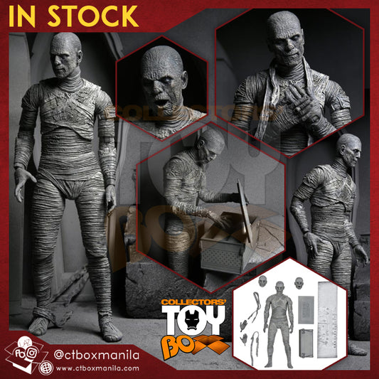 Neca Ultimate Mummy Black and White