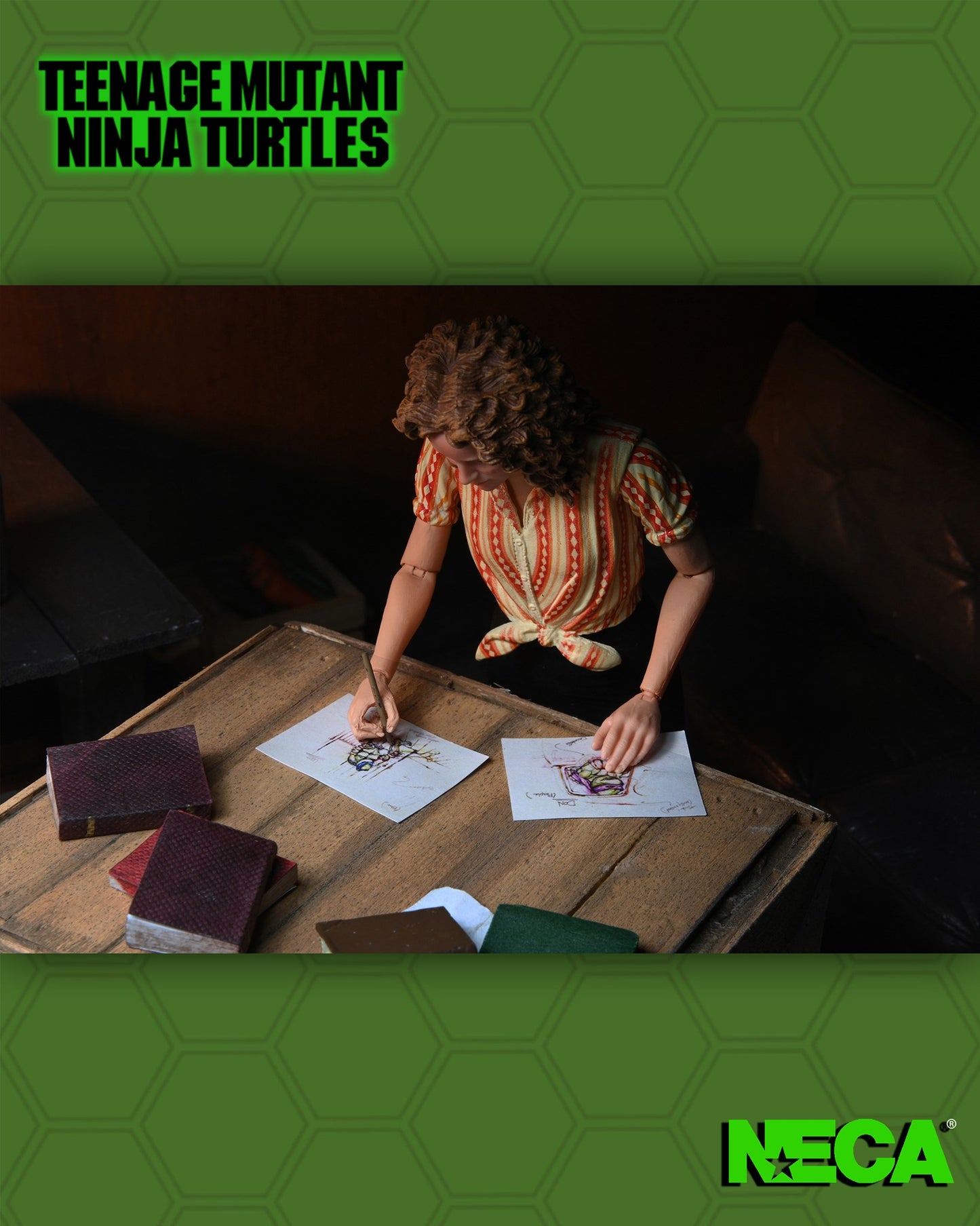 Neca Ultimate Teenage Mutant Ninja Turtles April Oneil and Casey Jones 2 Pack