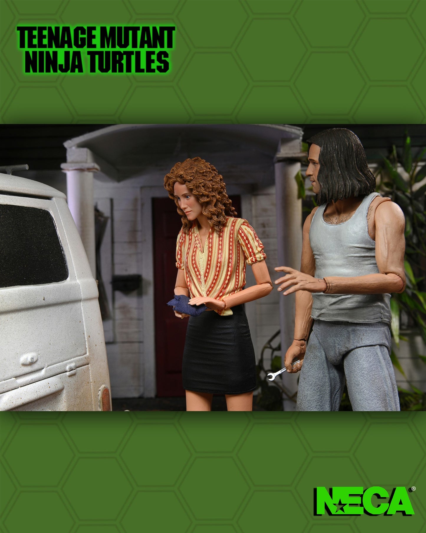 Neca Ultimate Teenage Mutant Ninja Turtles April Oneil and Casey Jones 2 Pack
