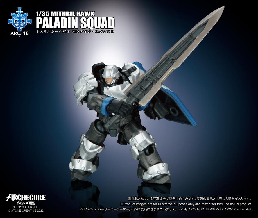 Toys Alliance Archecore ARC-18 Mithril Hawk Paladin Squad