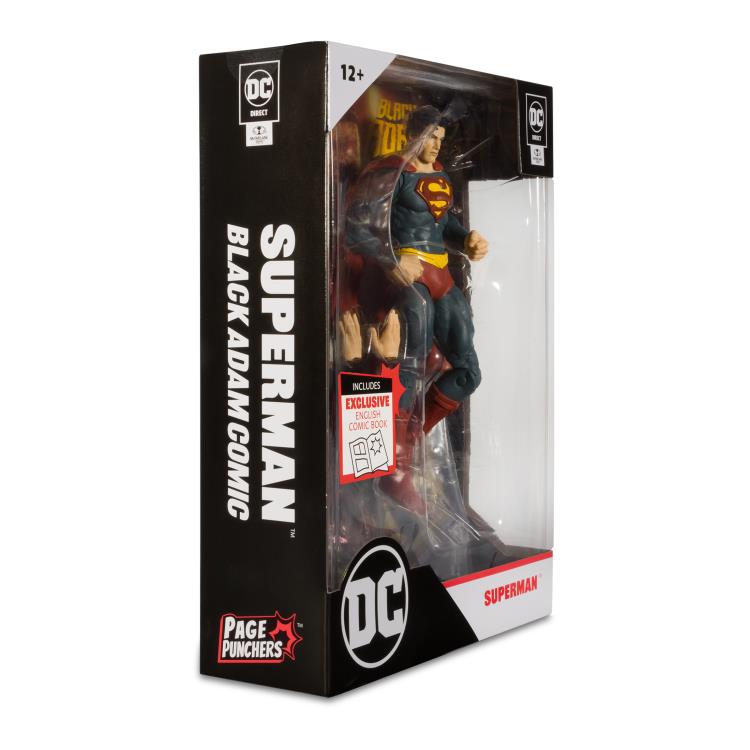 McFarlane Toys DC Direct Page Punchers Black Adam Comic - Superman