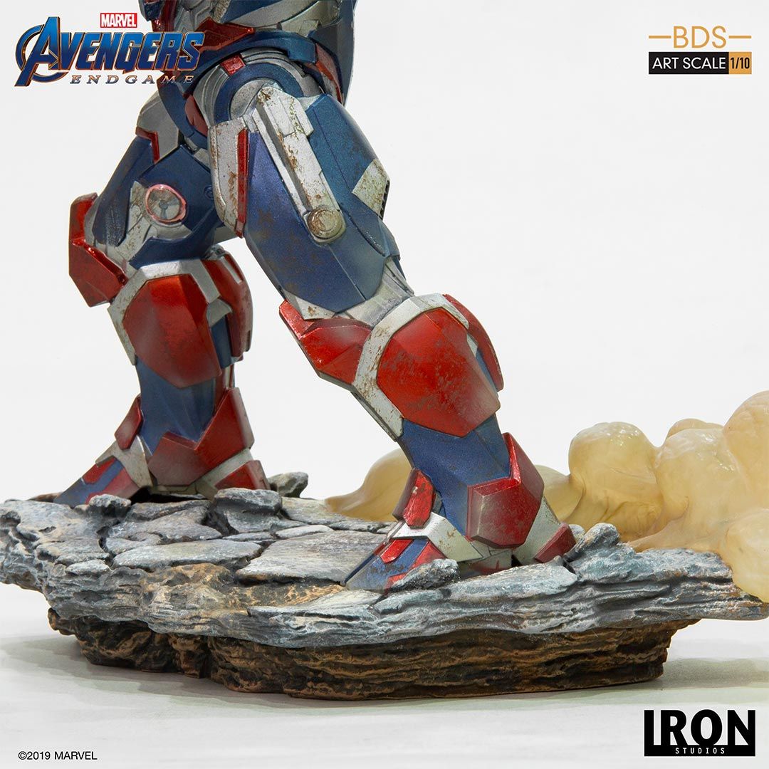 Iron Studios Art Scale 1/10 Marvel Avengers Endgame Iron Patriot and Rocket Raccoon